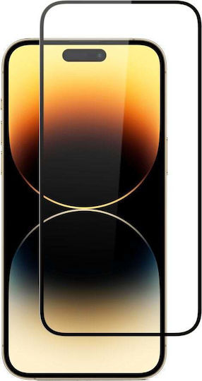 Screenor Panzerglas Vollabdeckung für iPhone 15 Plus iPhone 16 Plus