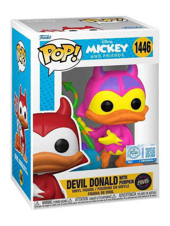 Funko Поп! Филми: Мики и приятели - Дяволският Доналд със задно осветяване 5+1 Chase
