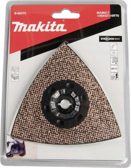 Makita Mt Delta Sanding Plate K60 116mm Multitool Starlock Max