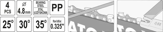 Set Chain Blade 4.8mm 4pcs