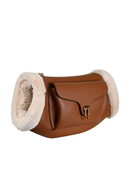 Leather Women's Bag Shoulder Tabac Brown