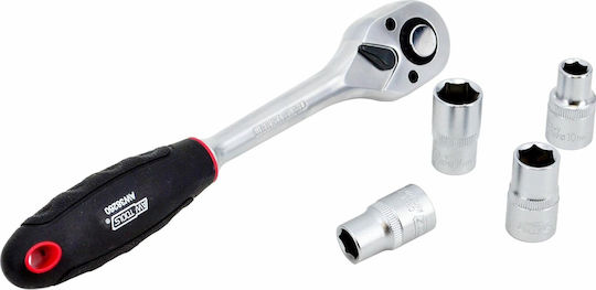 AWTools Ключове 72 Зъба с Каре 1/4" Дължина 15см.