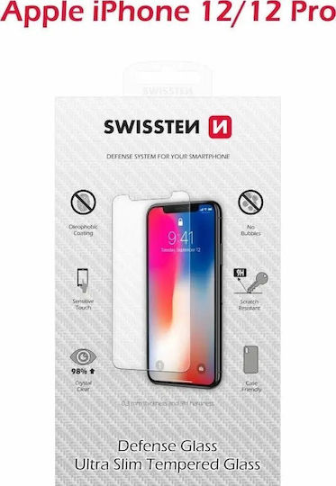 Swissten Tempered Glass Screen Protector Apple Iphone 12/12 Pro Re 2.5d