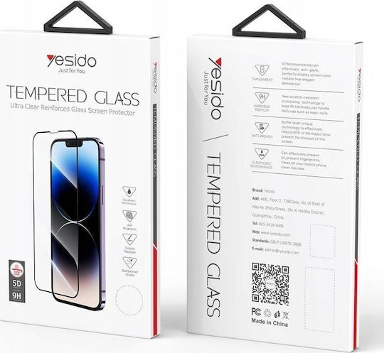 Yesido Glas 5D iPhone 15 Pro TG01