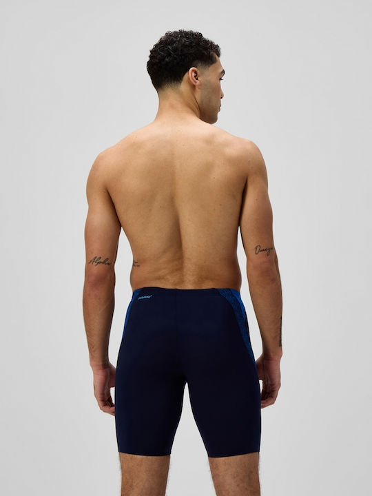 Speedo Men’s Hyperboom Splice Ανδρικό Αγωνιστικό Jammer Μαγιό Κολύμβησης Μπλε