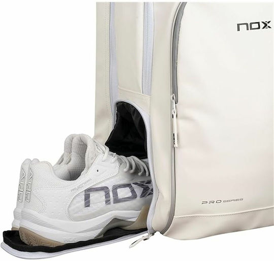 Nox Tennis Tasche Rucksack Padel Weiß
