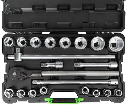 JBM Ratschen- & Steckschlüssel-Sets 3\4" 21Stück
