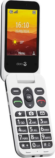 Doro Leva L30 Single SIM Κινητό με Κουμπιά Graphite White