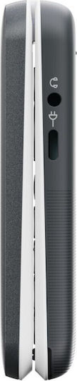 Doro Leva L30 Single SIM Κινητό με Κουμπιά Graphite White