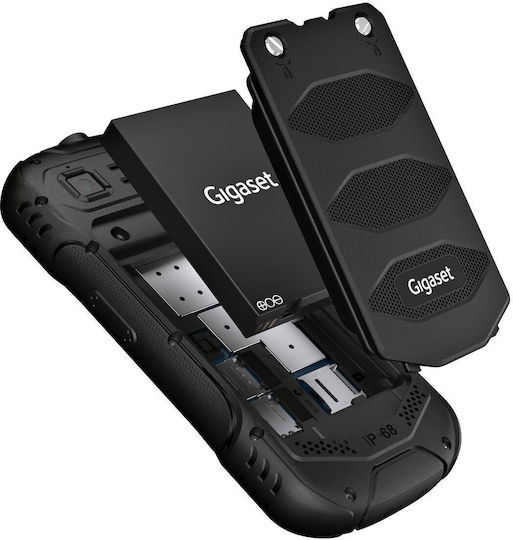 Gigaset GLX8 Active Dual-SIM Handy mit Tasten Schwarz