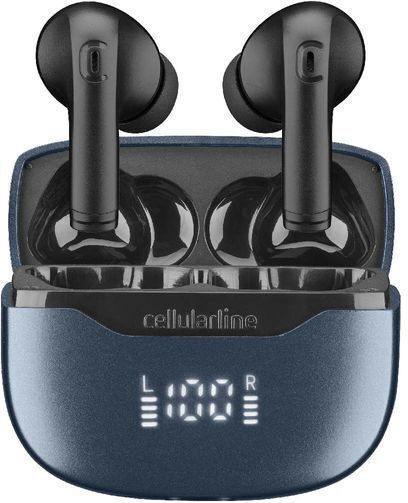 Cellular Line Key Pro ENC In-ear Bluetooth Handsfree Earphones with Charging Case Black