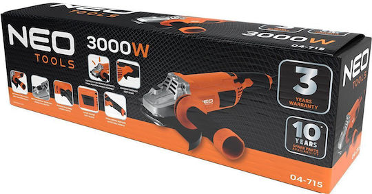 Neo Tools 04-715 Polizor unghiular 230mm Electrică 3000W