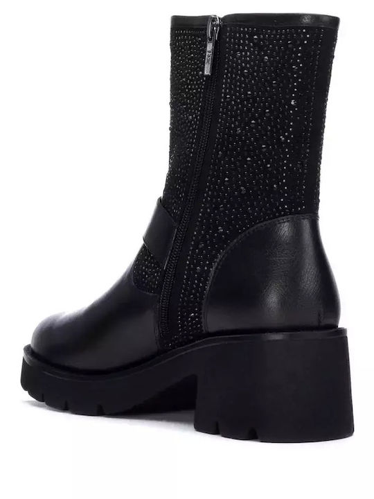 Vegan Stiefeletten Damen Schwarz