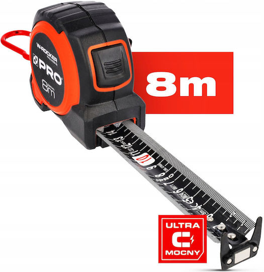 Profindustry Pro Метрическа лента с магнит 8м