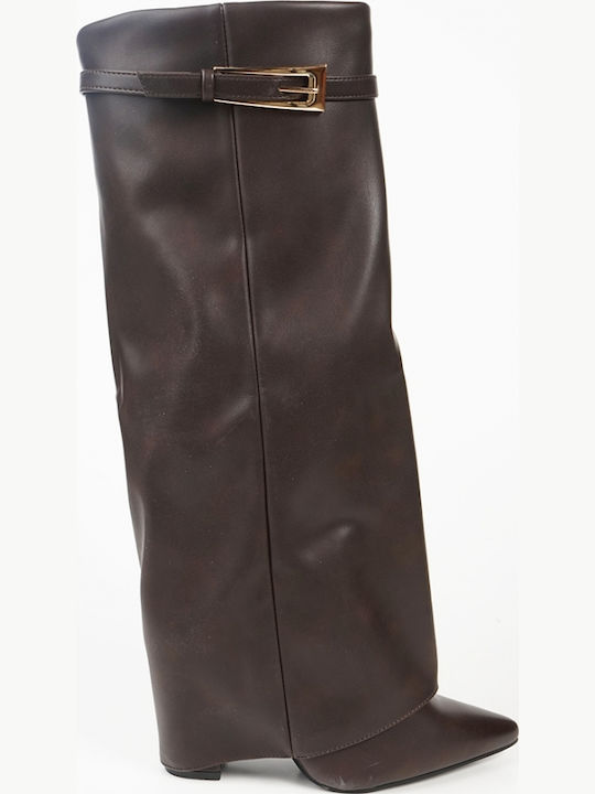 Damenstiefel Braun