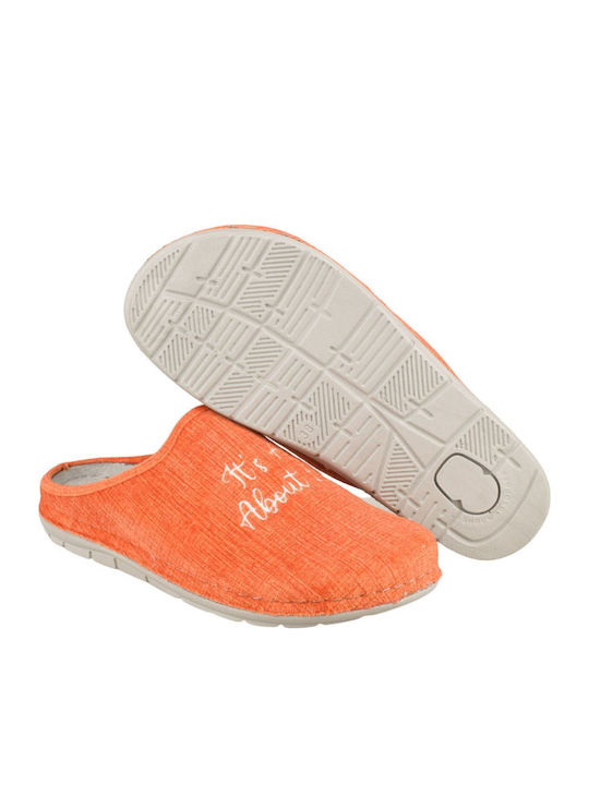 Anatomische Damen Hausschuhe Orange