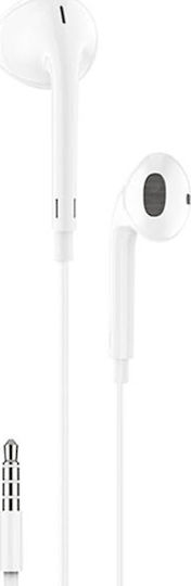 Foneng T34 Earbuds Freisprecheinrichtung Kopfhörer mit Stecker 3.5mm Weiß