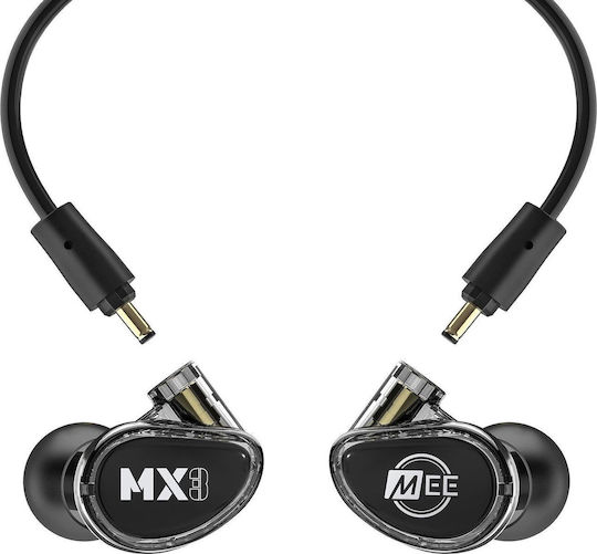 Mee Audio MX3 PRO In-ear Handsfree Ακουστικά με Βύσμα 3.5mm Μαύρο