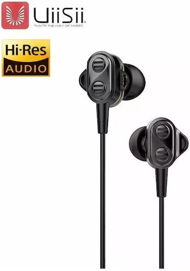 Uiisii Premium Hi-res Original Earphones Microphone Volume Control 3.5mm 1.2m