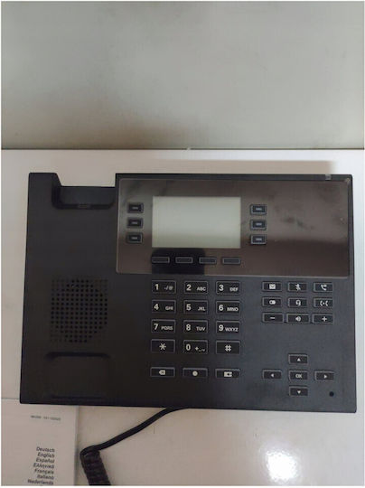 Auerswald COMfortel D-110 Verkabelt IP-Telefon mit 6 Linien in Schwarz