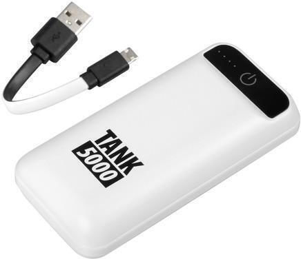 Lampa Tank Power Bank 5000mAh με Θύρα USB-A Λευκό