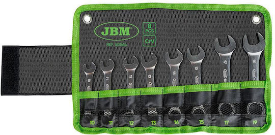 JBM Σετ Γερμανοπολύγωνα με Mέγεθος από 10mm έως 19mm 8τμχ