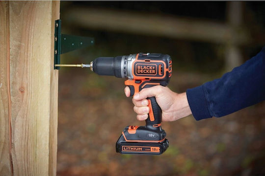 Black & Decker BL186KB Mașină de găurit Baterie Fără perii 18V 2x2Ah