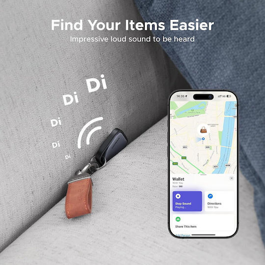 Ugreen CM816 Apple Find My Gray