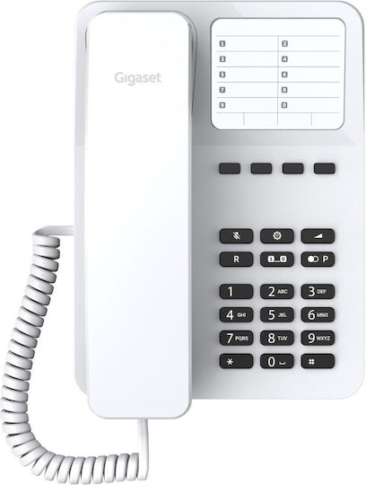 Gigaset Desk 400 Ενσύρματο Τηλέφωνο Γραφείου Λευκό S30054-H6538-R102