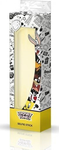 Warner Bros Bugs 001 Selfie Stick με Καλώδιο 3.5mm Γκρι