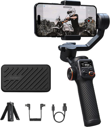 Hohem iSteady M6 Phone Gimbal with 3 Axis Stabilization and 18 Operating Hours Black