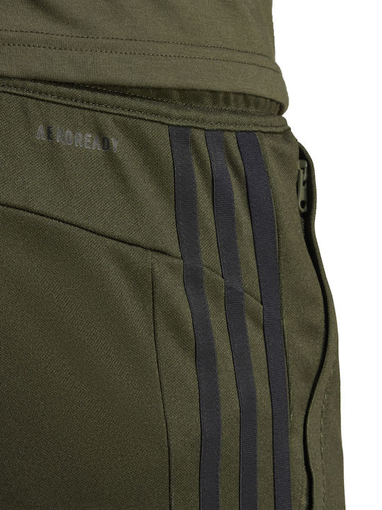 Train Essentials 3-stripes Лъскав Каки