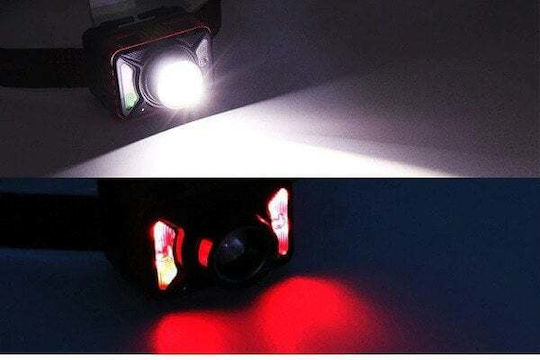 Entac Φακός Κεφαλής LED IP65 με Μέγιστη Φωτεινότητα 1200lm EHL-ZH-10W-R
