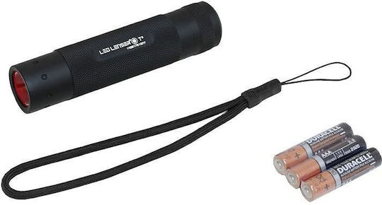 LedLenser Taschenlampe LED mit maximaler Helligkeit 240lm T2 Schwarz
