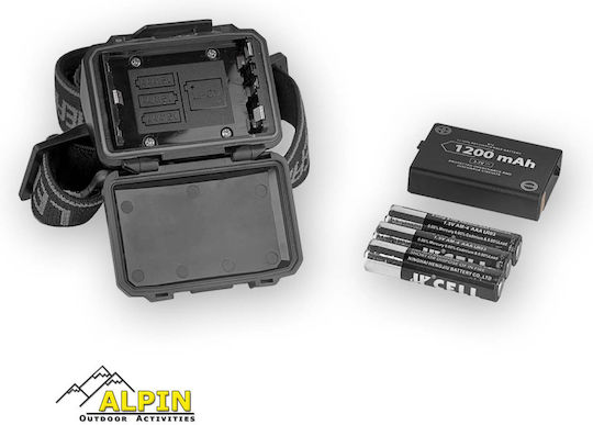 Alpin Φακός Κεφαλής LED με Μέγιστη Φωτεινότητα 420lm
