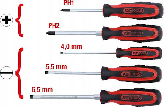 Ks Tools Σετ 5 Κατσαβίδια