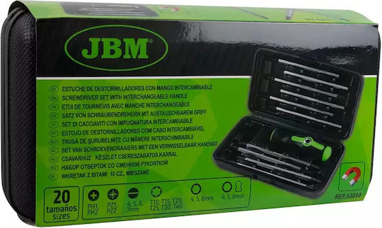 JBM Κατσαβίδι με 20 Εναλλασσόμενες Μύτες