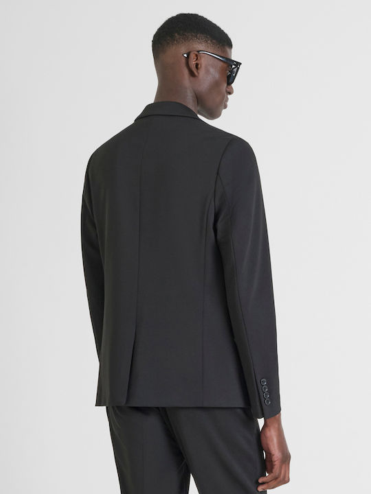 Men's Suit Jacket Slim Fit Black