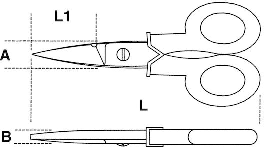 Beta Kabelschneider Länge 145mm