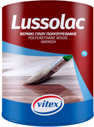 Vitex Lussolac Βερνίκι Επιφάνειας Πολυουρεθάνης Νερού 500 Άχρωμο Γυαλιστερό 750ml