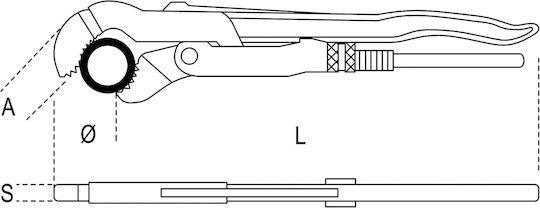 Beta 378/320 Plumbing Pliers 1" 320mm