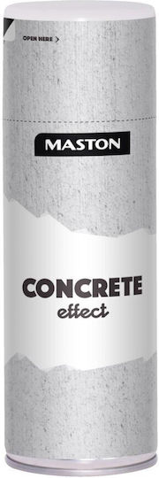 Maston Σπρέι Βαφής Concrete Effect με Μεταλλικό Εφέ Γκρι 400ml