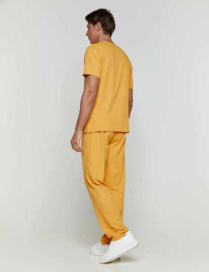 Velilla Mito Unisex Ιατρική Μπλούζα Κίτρινη