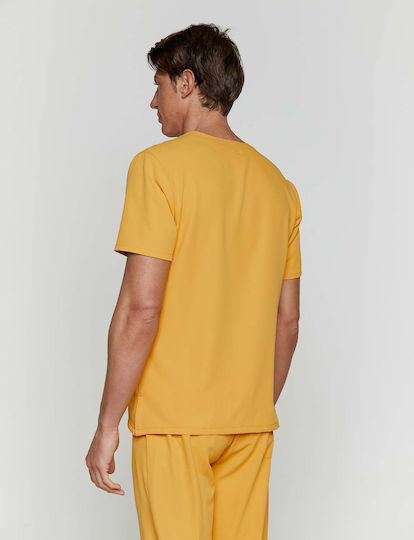 Velilla Mito Unisex Ιατρική Μπλούζα Κίτρινη
