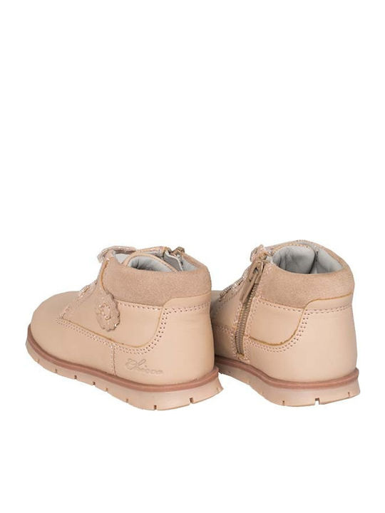 Giama Kinderstiefeletten mit Reißverschluss Rosa