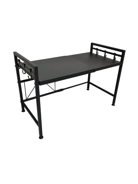 Shally Dogan Microwave Oven Stand Inox 60x32x43.5cm Black