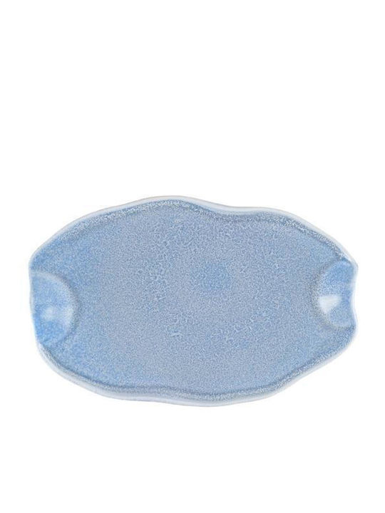 Kutahya Porselen Rechteckig Serviertablett in Blau Farbe KX855A42B23TP 1Stück