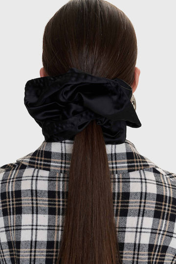 Scrunchie Oversized Μαύρο Μαύρο