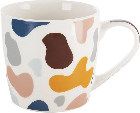 Orion Set Tassen Kaffee aus Porzellan Weiß 2Stück