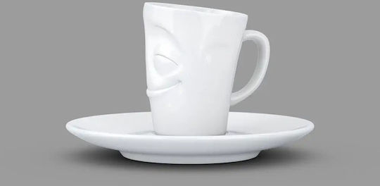 Lumarko Tasse Espresso aus Porzellan Weiß 80ml
